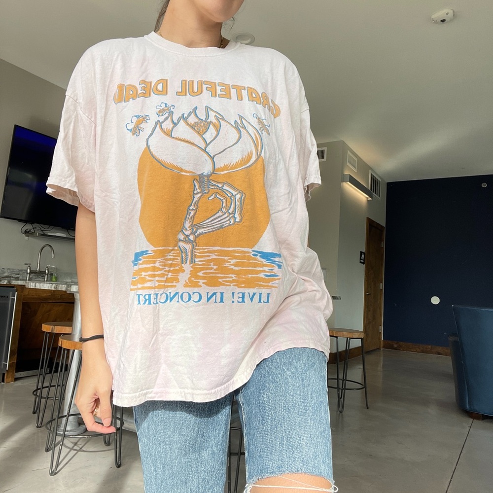 Grateful Dead live in concert oversized T